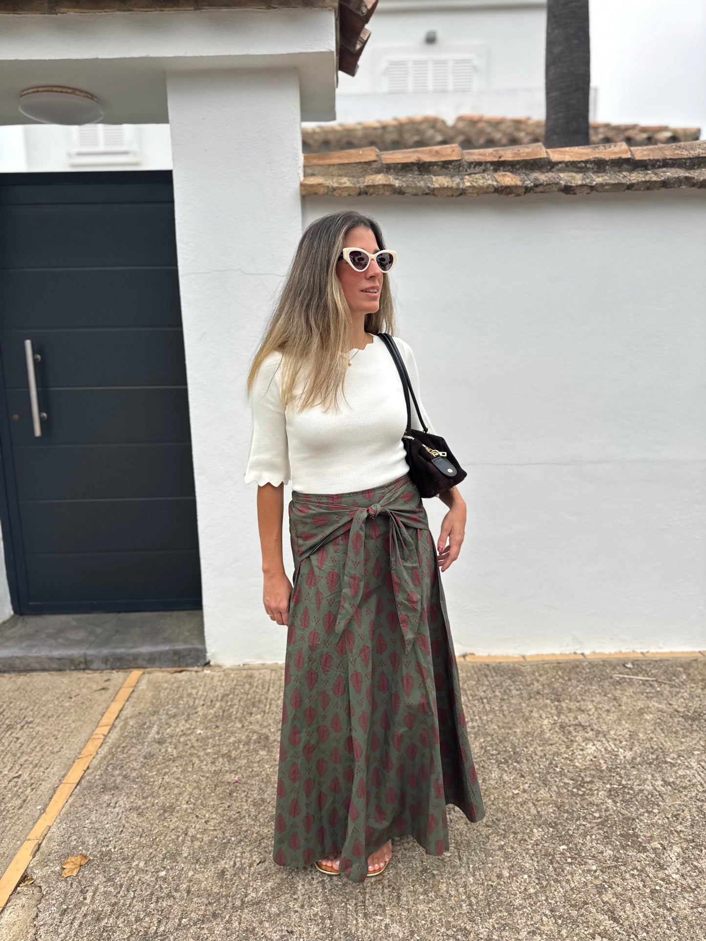 FALDA NUDO VERDE