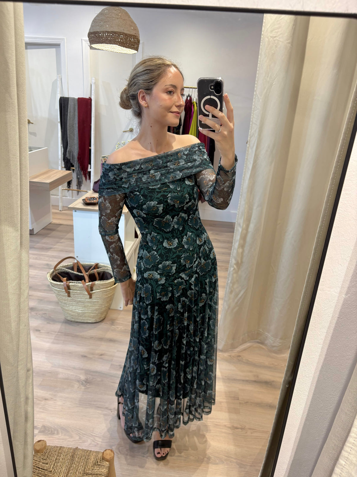 VESTIDO ESTAMPADO AZUL