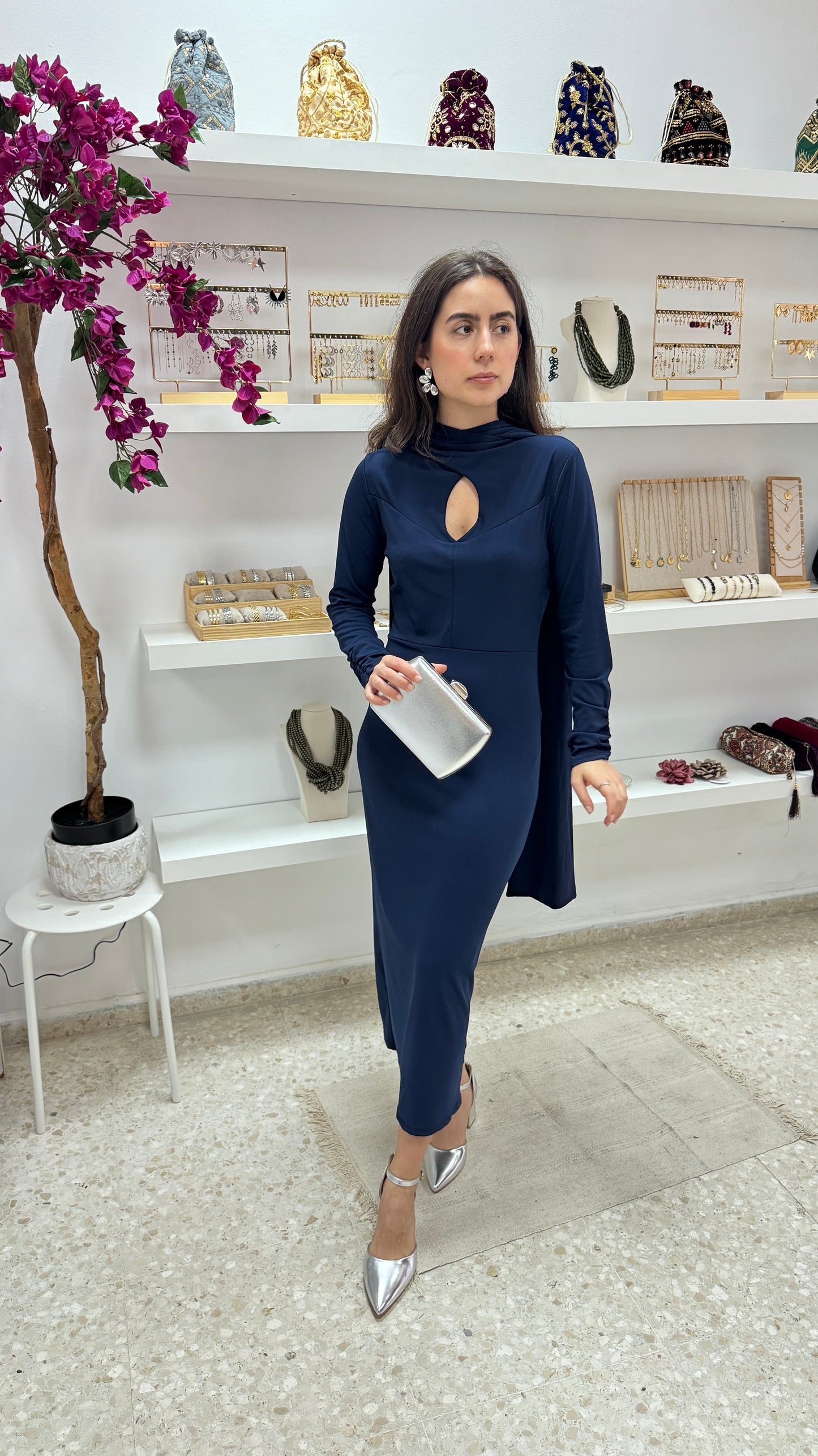 Vestido Ópalo azul