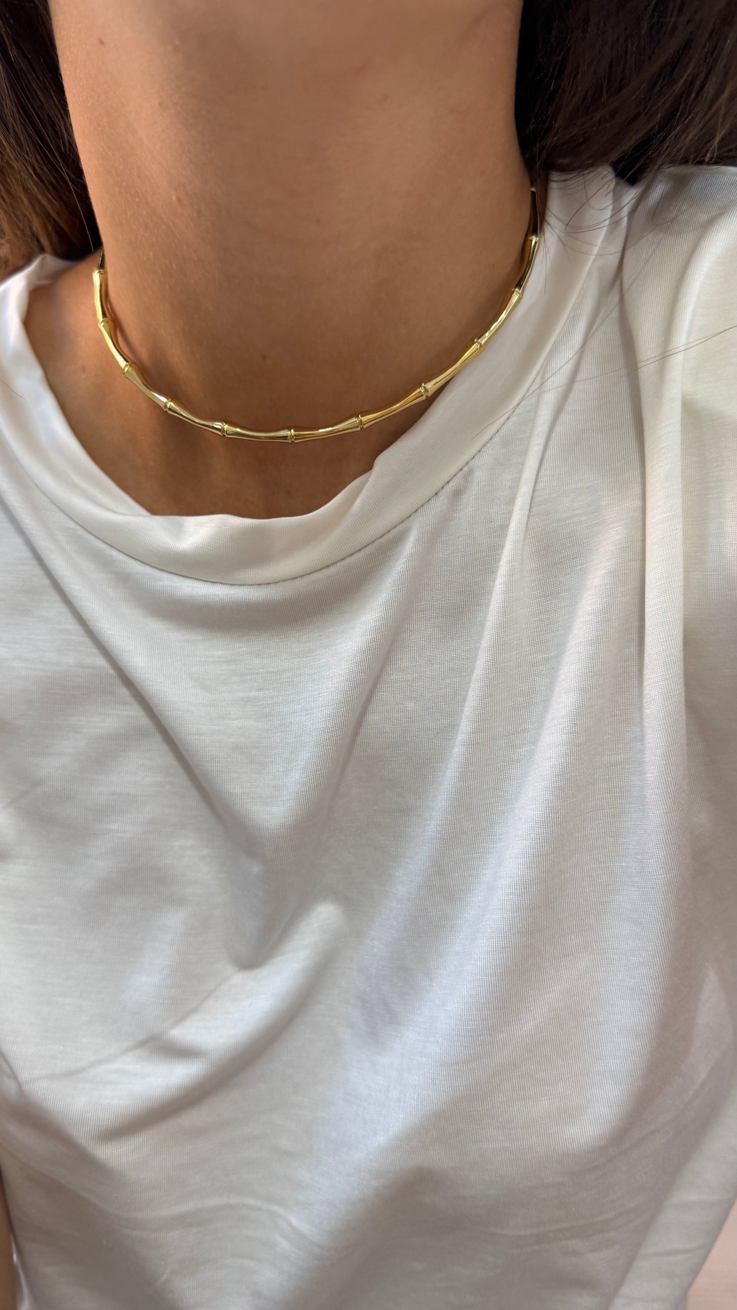 Collar dorado Lidia