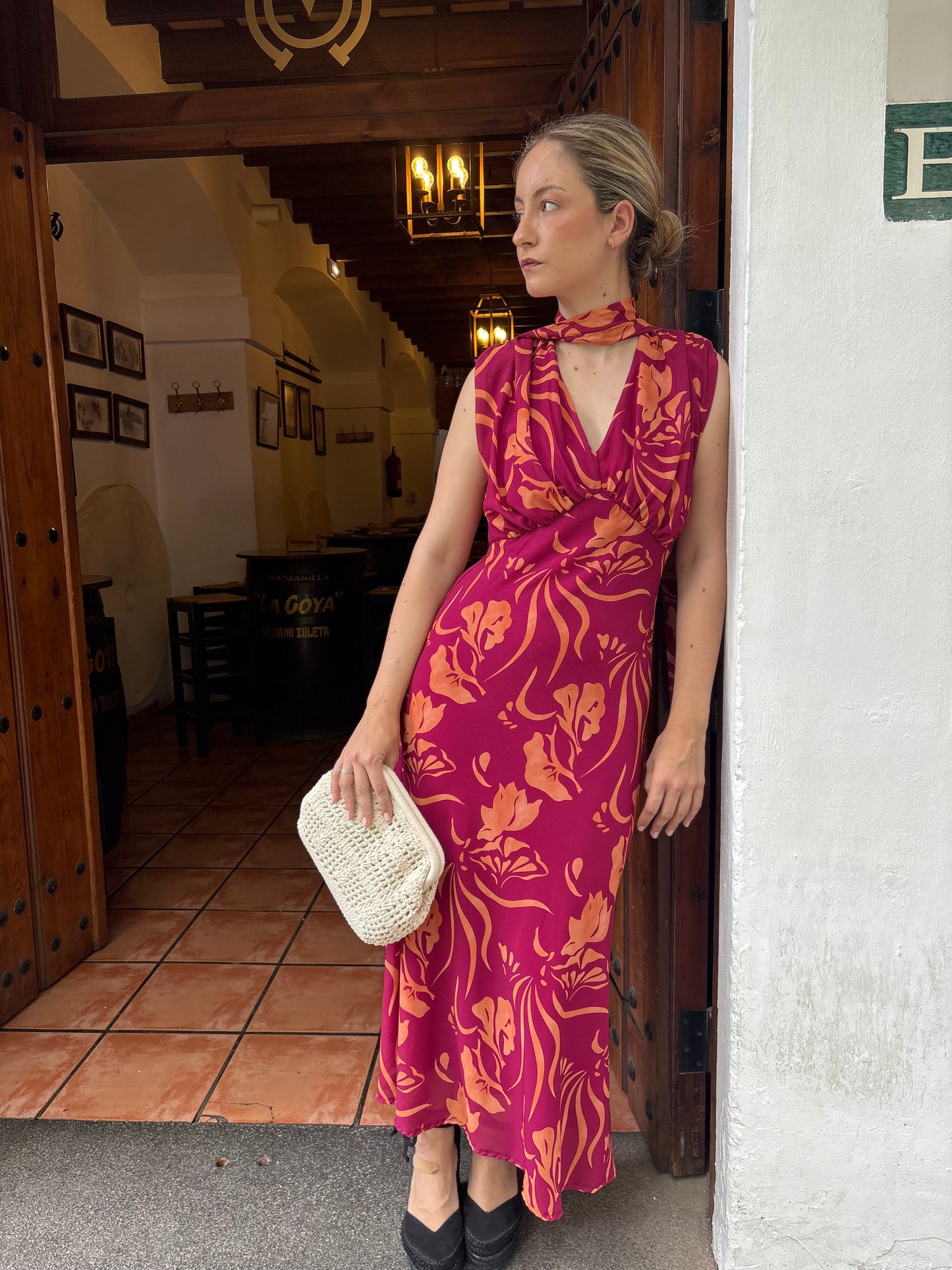 Vestido Marta Burdeos