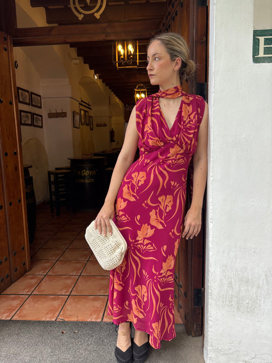 Vestido Marta Burdeos