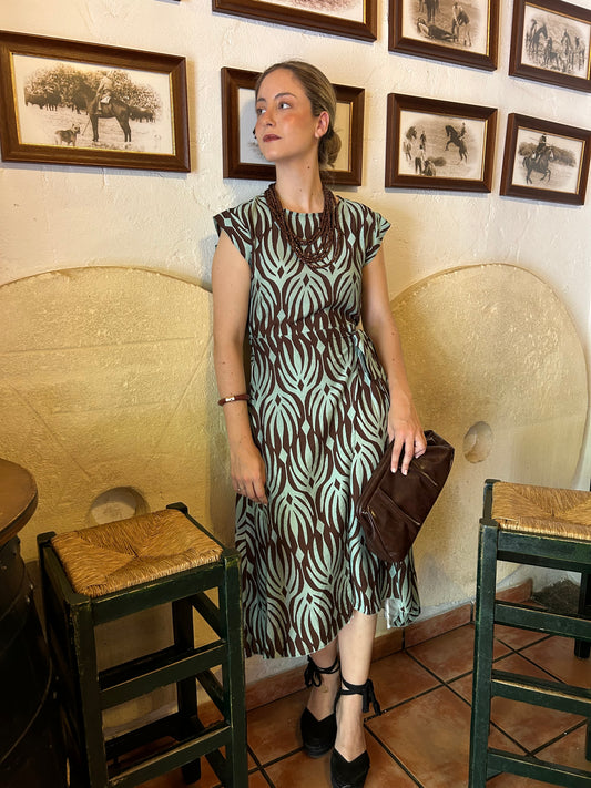Vestido Carlota Turquesa