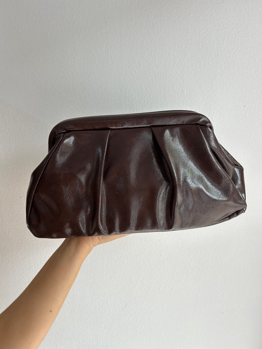 Bolso polipiel marrón