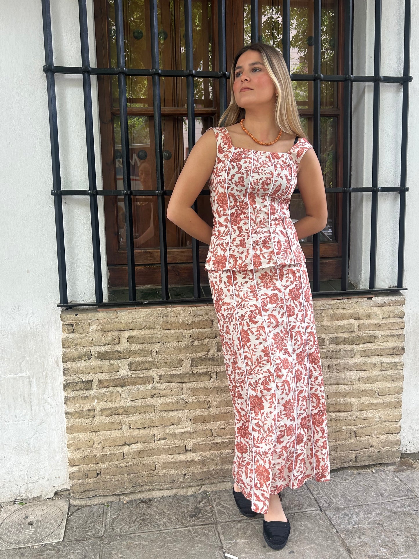 Conjunto Claudia Naranja