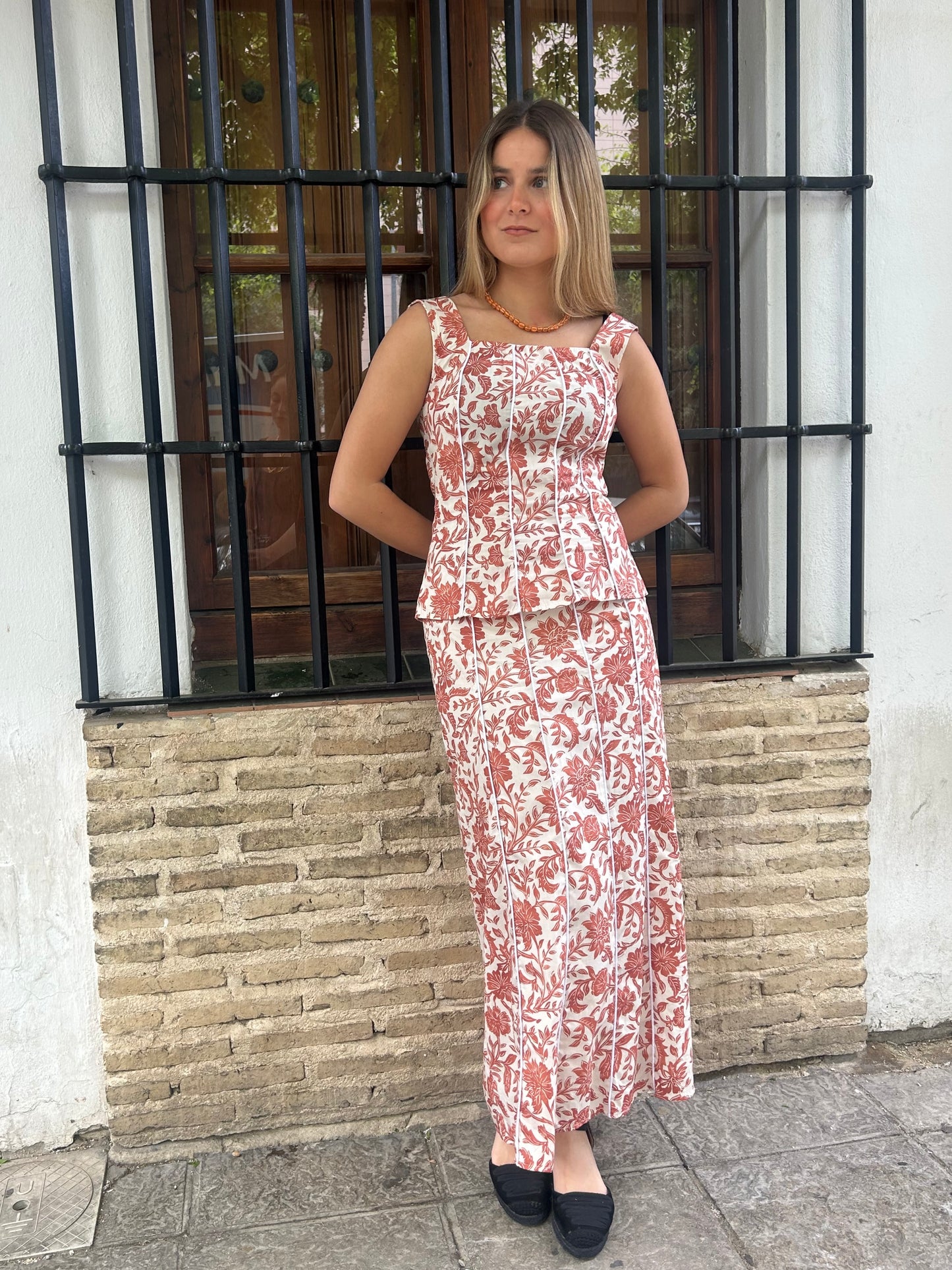 Conjunto Claudia Naranja