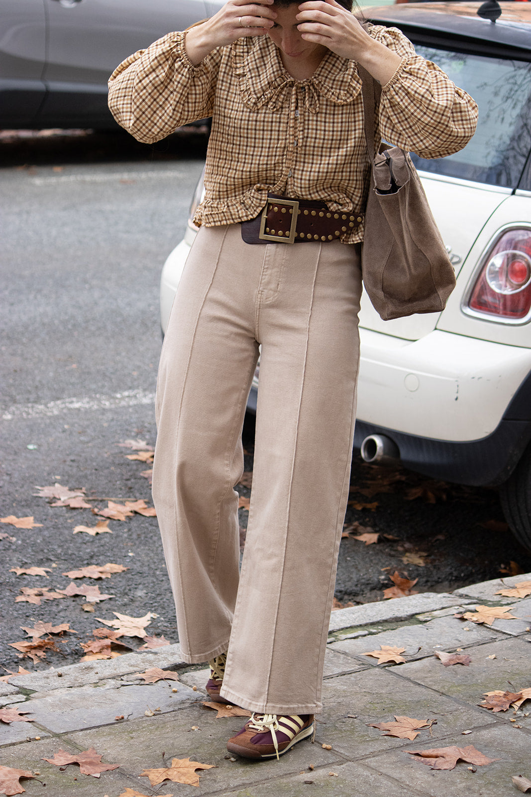 Jeans Line Beige