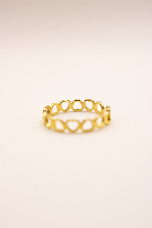 Anillo corazones