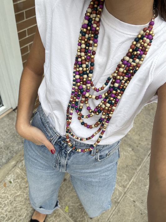 Collar multicuentas