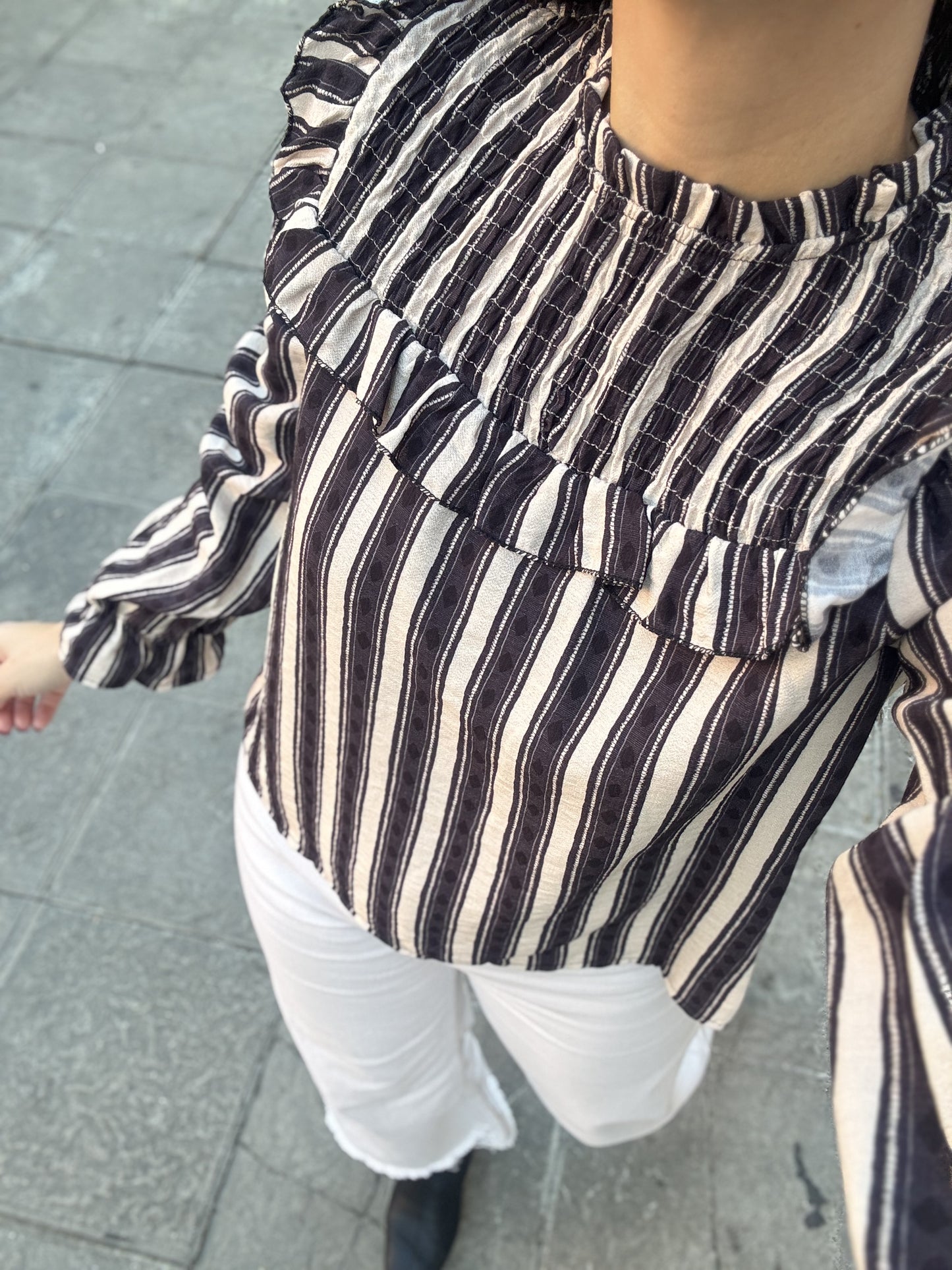 Blusa Magnolia negra