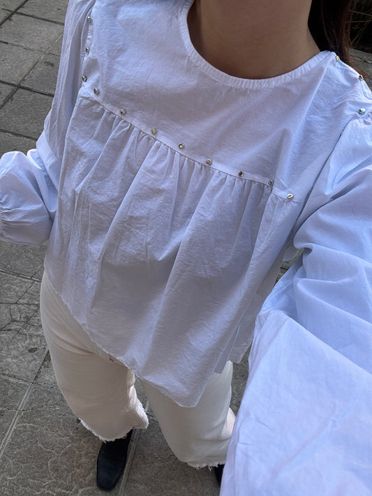 blusa Marietta blanca