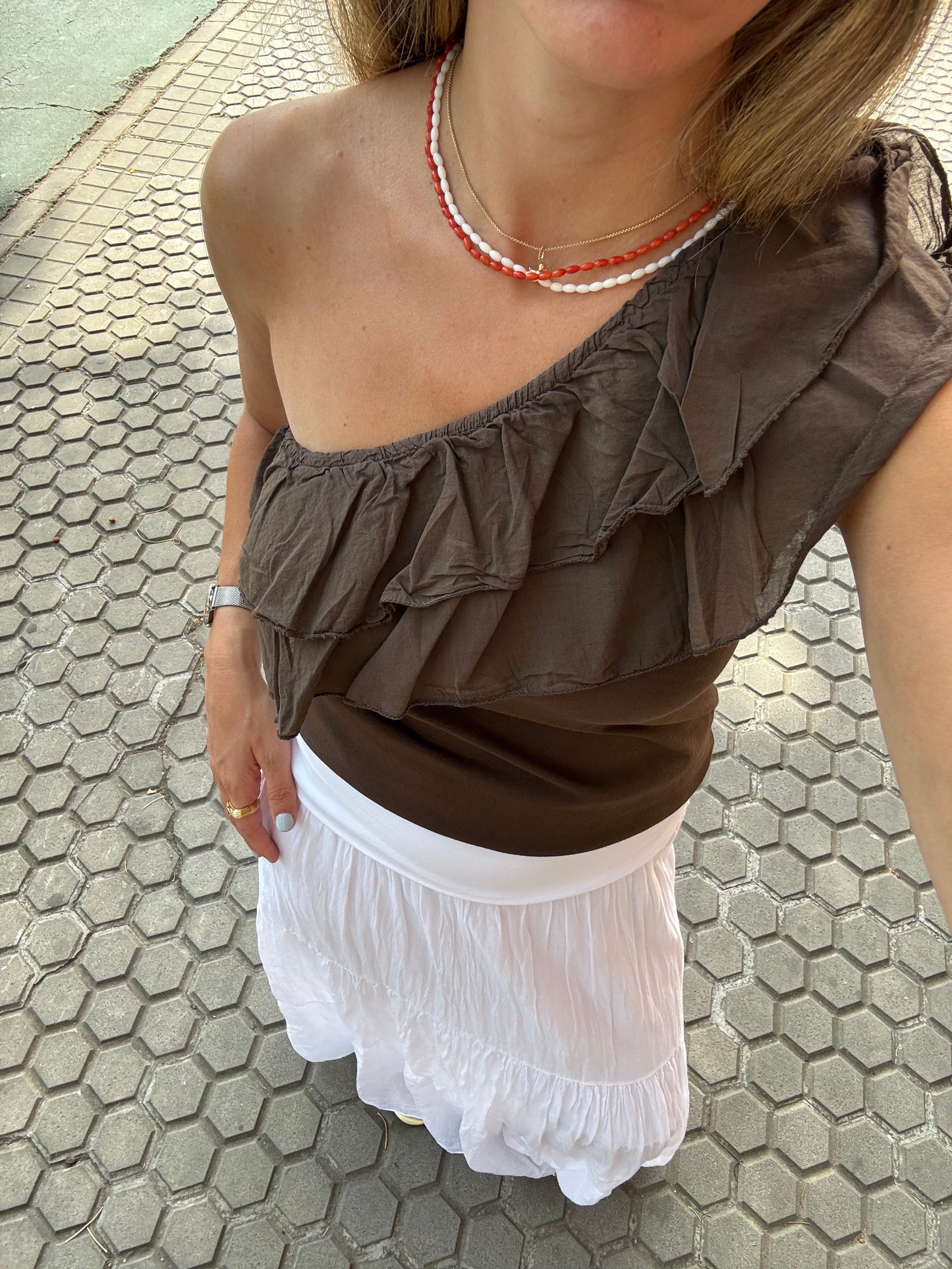BLUSA CAROLINA MARRÓN