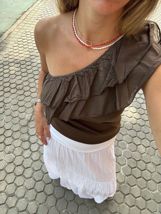 BLUSA CAROLINA MARRÓN