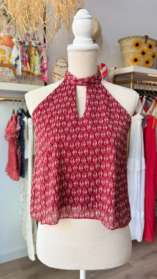 Top cuello halter