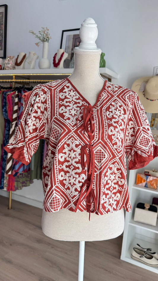 Blusa lazos Patricia