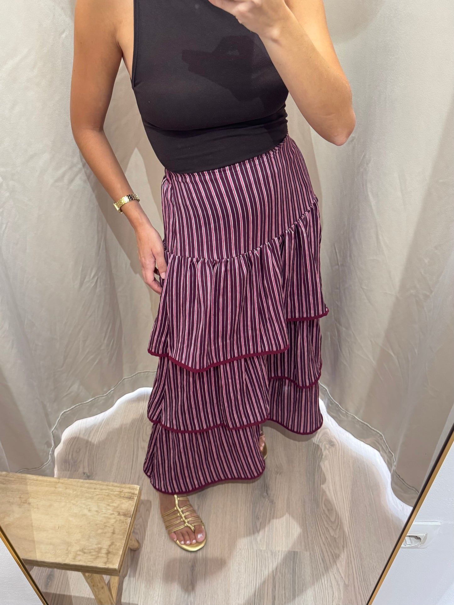 FALDA COIMBRA BURDEOS