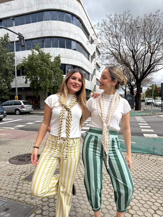Pantalón bombacho verde
