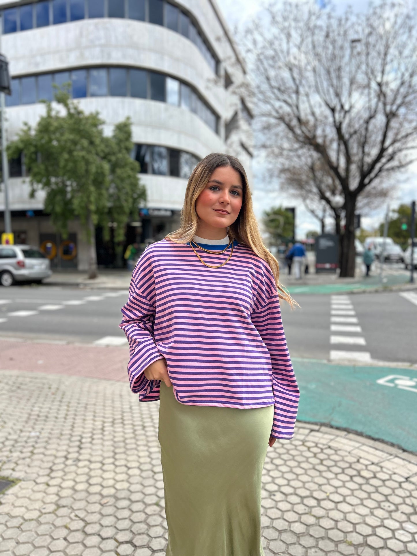 Sudadera rayas