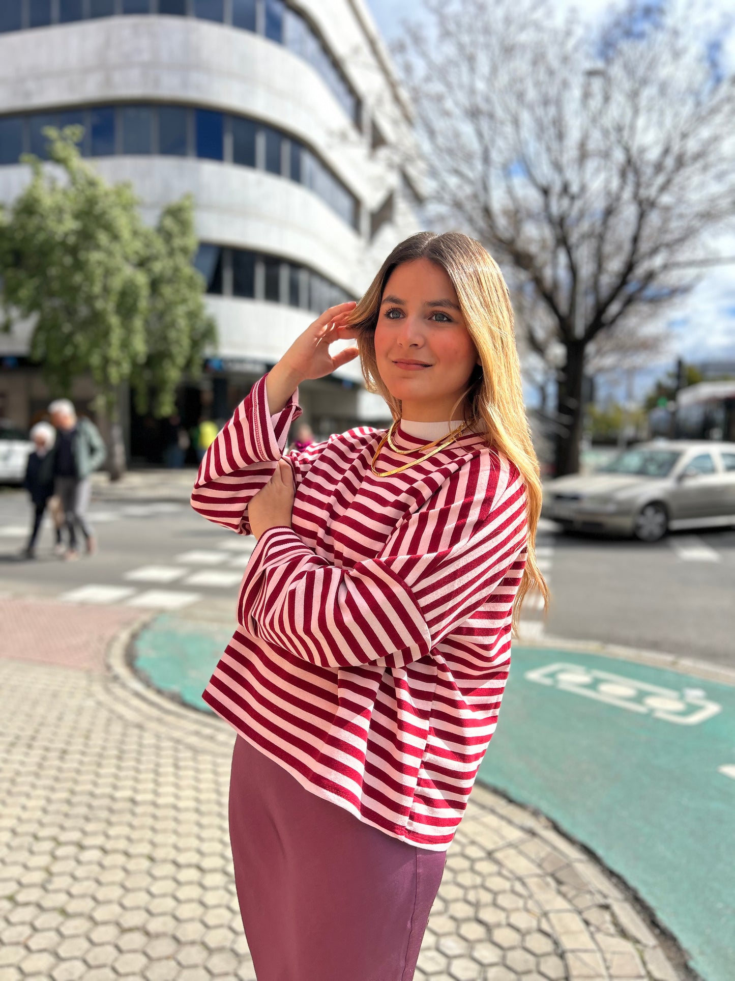 Sudadera rayas