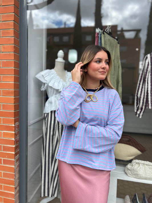 Sudadera rayas