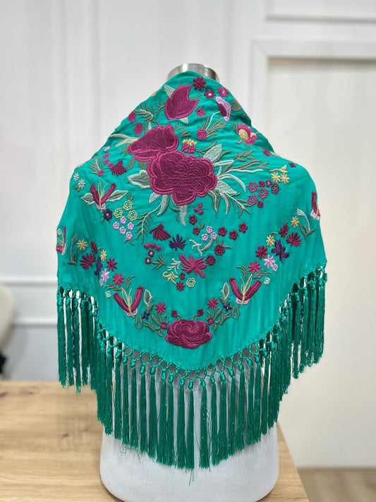 Mantoncillo turquesa