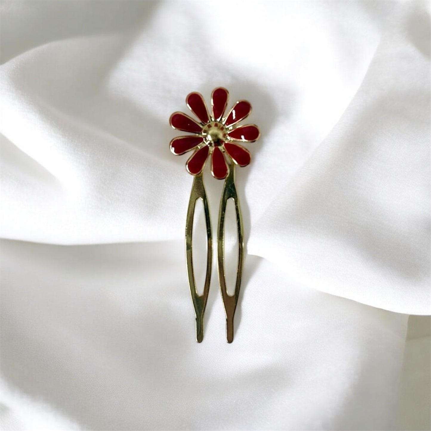 Peinecillo flor roja