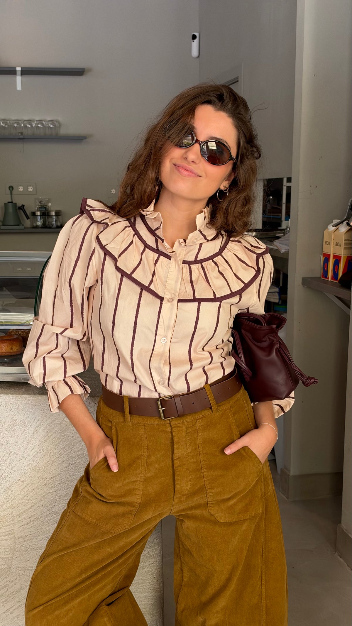 BLUSA CUELLO BABERO