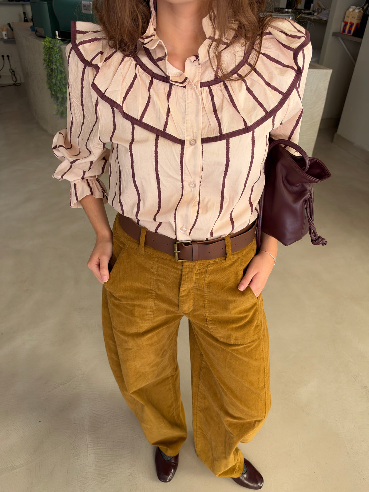 BLUSA CUELLO BABERO